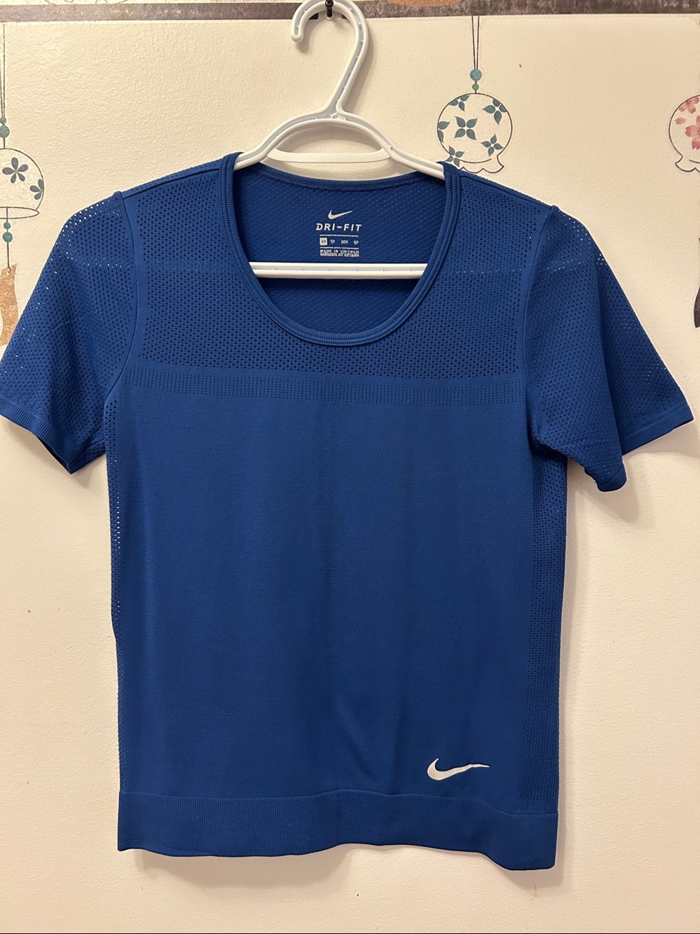 Nike Dri-FIT Blue Short Sleeve Performance Top